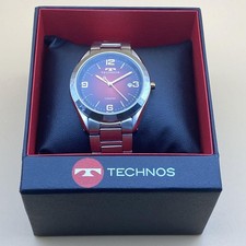 Relógio masculino Technos data quartzo popular raro na caixa comprar usado  Enviando para Brazil