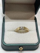 Solitärring kleinem brillante gebraucht kaufen  Saarbrücken