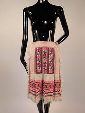 Avental bordado étnico vintage para vestido com babados de renda, usado comprar usado  Enviando para Brazil