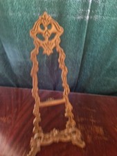Vintage brass easel for sale  BODMIN