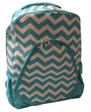 Mochila casual turquesa Chevron estampa em ziguezague bolsa de livros leve comprar usado  Enviando para Brazil