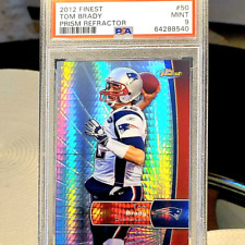Tom Brady - 2012 Finest Prism Refractor - PSA 9 (Estado perfeito) - LOW POP (26) PATRIOTS comprar usado  Enviando para Brazil