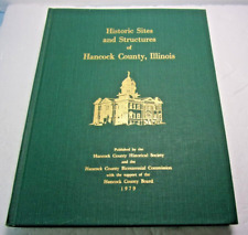 1979 GENEALOGY BOOK HISTORIC SITES AND STRUCTURES OF HANCOCK COUNTY in ILLINOIS comprar usado  Enviando para Brazil