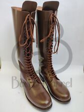 Bota SA oficial militar francês alemão Segunda Guerra Mundial com sola de borracha, bota longa militar, comprar usado  Enviando para Brazil