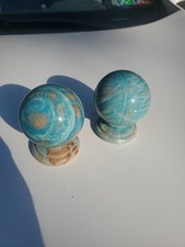 Conjunto de 2 conjuntos decorativos de alabastro genuíno Ducceschi esculpidos à mão feitos na Itália comprar usado  Enviando para Brazil