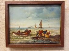 Ancienne peinture marine d'occasion  Sommières