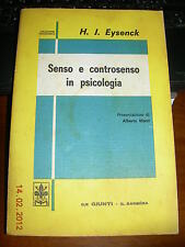 Eysenck senso controsenso usato  Italia