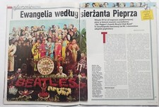 THE BEATLES Sgt. Pepper - Polish magazine  article, photos 2007 + Dustin Hoffman, używany na sprzedaż  PL
