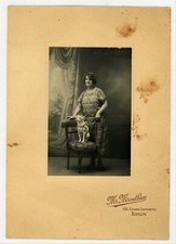 Cardboard mounted photograph d'occasion Cardboard mounted photograph d'occasion  Toulouse-