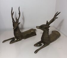 Pair vintage brass for sale  SANDY