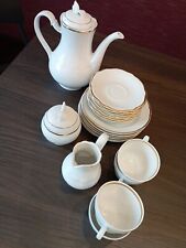Geschirr kaffeeservice weiß gebraucht kaufen  Meißen