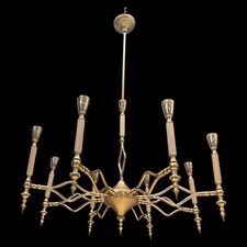 Lampadario ottone luci usato  Piazza Armerina