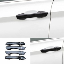 Para Volkswagen Jetta Mk7 2019-2021 ABS preto maçanetas de porta de carro tampa acabamento decoração comprar usado  Enviando para Brazil