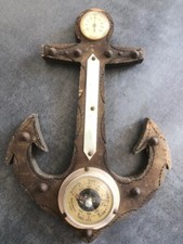 Baromètre thermomètre ancre d'occasion  Saint-Dié-des-Vosges