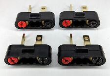 4 plugues 2 conjuntos conectores de fio de alto-falante Pioneer SX-626 727 828 2500 1000TD 9000 comprar usado  Enviando para Brazil