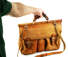 Vintage leather bag d'occasion  Expédié en Belgium