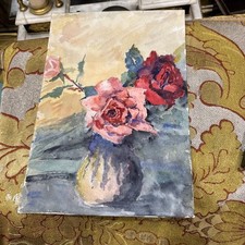 Antique watercolor bouquet d'occasion  Expédié en Belgium