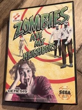 Zombies Ate My Neighbors (Sega Genesis, 1993) CAIXA + SOMENTE ARTE, usado comprar usado  Enviando para Brazil