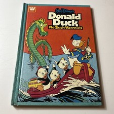 WALT DISNEY'S DONALD DUCK Capa Dura Dourada Sem Tal Varmint Rara 1951 Vintage comprar usado  Enviando para Brazil