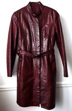 Manteau cuir rouge d'occasion  Paris XV