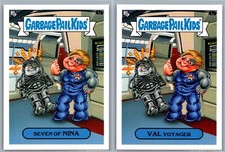 Star Trek Voyager Borg Seven Of Nine balde de lixo infantil filme paródia conjunto com 2 cartões comprar usado  Enviando para Brazil