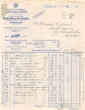 Facture 1930 manufacture d'occasion  France