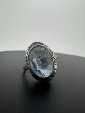 835er silberring aquamarin gebraucht kaufen  Erkelenz