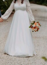 Umstandsbrautkleid gebraucht kaufen  Eilsleben