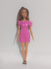 Boneca Barbie Fashionistas MATTEL 217 com cabelo marrom ondulado HRH15 comprar usado  Enviando para Brazil