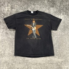 Camiseta masculina vintage Paul McCartney GG preta 2005 turnê EUA concerto banda de rock comprar usado  Enviando para Brazil