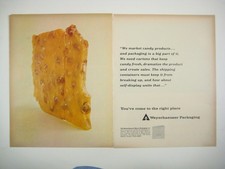 Weyerhaeuser Embalagem Doces Anúncio de Envio Anos 1960 Vintage 2 Pg Impressão Frágil comprar usado  Enviando para Brazil
