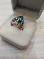 9 ring gold 7mm 14k for sale  Dixon