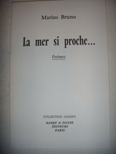 Littérature poésies bruno d'occasion  Sauve