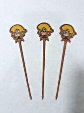 Lote Vintage de 3 Swizzle Stir Stick Senior Pico 1966 Fabricado no Japão comprar usado  Enviando para Brazil