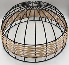 Lampa sufitowa EGLO Anwick Vintage Boho Stal Rattan E27 Salon 38cm na sprzedaż  PL