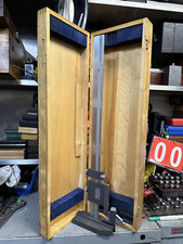 Brown Sharpe 586 18" Vernier Medidor de Altura Estuche de Madera EE. UU. Maquinista Herramienta de Inspección segunda mano  Embacar hacia Mexico