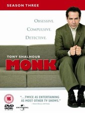 Monk season dvd for sale  STOCKPORT