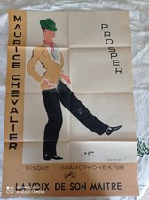 Affiche maurice chevalier d'occasion  Douvres-la-Délivrande