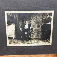 Armário de fotografia antigo cartão bonito velho em casa com piano comprar usado  Enviando para Brazil