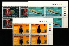 MALÁSIA SG253/5a 1983 EXPORTAÇÃO DE GÁS NATURAL LIQUEFEITO p131/2 MNH EM BLOCOS DE 4 comprar usado  Enviando para Brazil