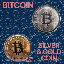 Silver gold bitcoin for sale  IBSTOCK