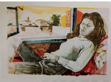 Ugo attardi litografia usato  Palermo