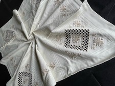 Vintage ecru hardanger for sale  YORK