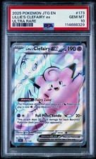 Usado, 2025 Pokemon Lillie's Clefairy ex #173/159 Sv09: Journey Together Holo - PSA 10  comprar usado  Enviando para Brazil
