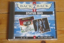 STATUS QUO - 2 albums on 1 back 2 back CD - Quo (1974) & Blue For You (1976), usado comprar usado  Enviando para Brazil
