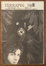 SYD BARRETT Terrapin No. 11 de setembro de 1974 UK Fanzine Appreciation Society PINK FLOYD comprar usado  Enviando para Brazil