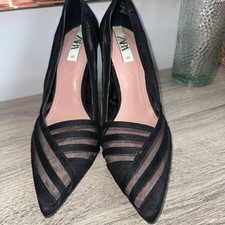 Zara black stilleto for sale  BUCKLEY