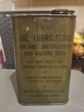 Vintage army oil for sale  BRIDPORT