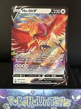 Cartão Pokemon Ho-Oh V 140/195 meia arte prata tempestade quase em perfeito estado, usado comprar usado  Enviando para Brazil