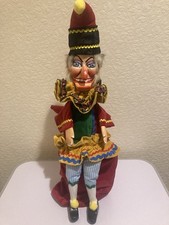 Punch & Judy Lovely ' Mr Punch' Lalka, ręcznie robiona, malowana i świetna darmowa przesyłka, używany na sprzedaż  Wysyłka do Poland